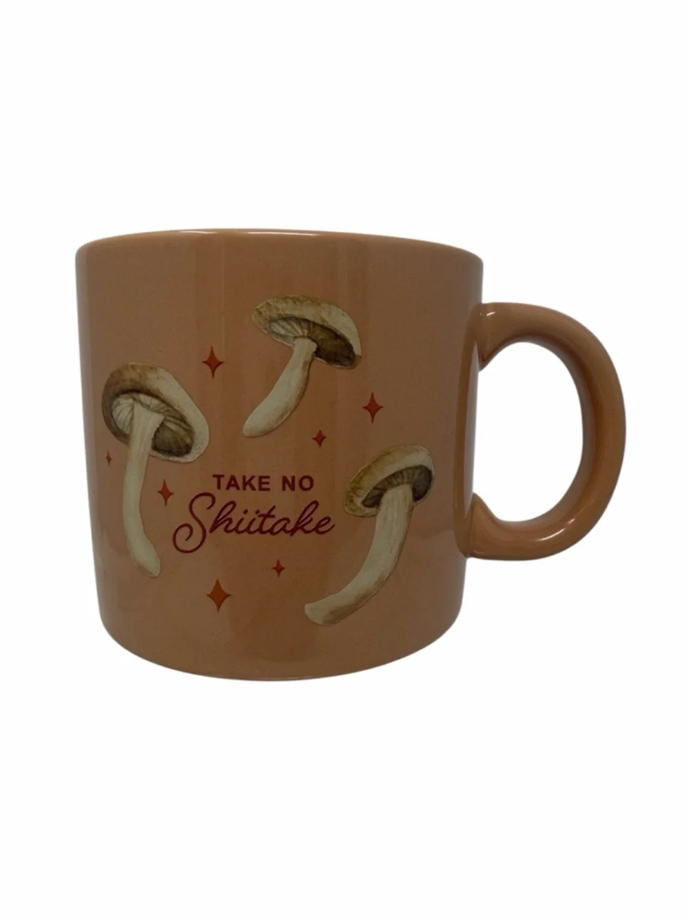 Molly & Rex “Take No Shitake” Ceramic Coffee Cup 14.6 fl. Oz